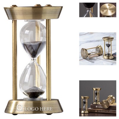 15 Minutes Zinc Plated Hourglass Timer
