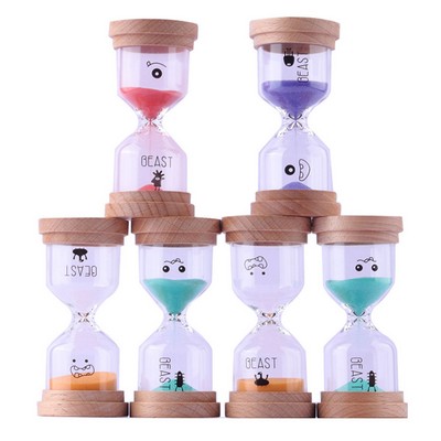 Sand Timer w/ Wooden Base